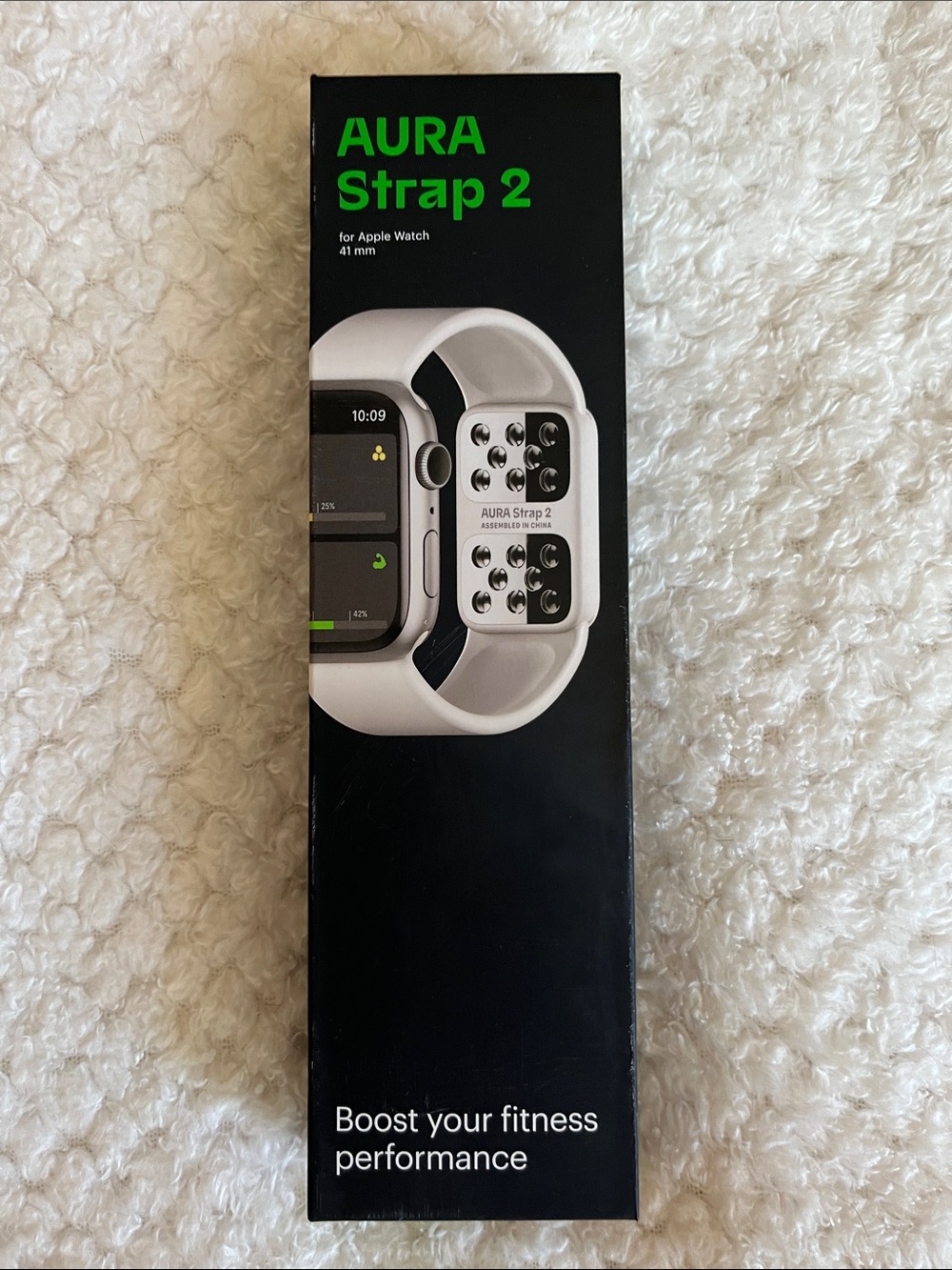 Aura Strap 2 White Sport Band 41mm EUC